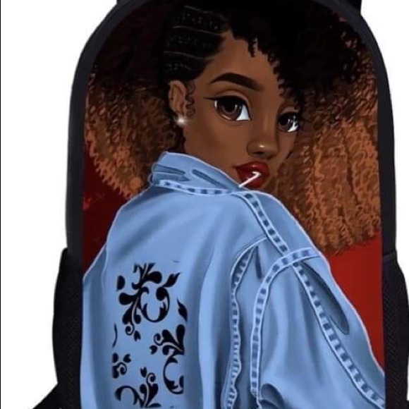 Black Girl Rocks Backpack - Picture 6 of 8